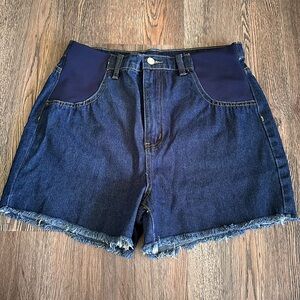 SHEIN Maternity Jean Shorts